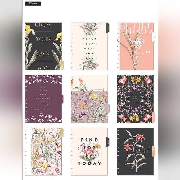 Happy Planner Big 18-Month Vertical Layout, Fresh Botanicals, July 22 to Dec 23 - Picture 12 of 15